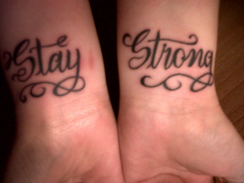 Demi Lovato Tattoo Stay Strong