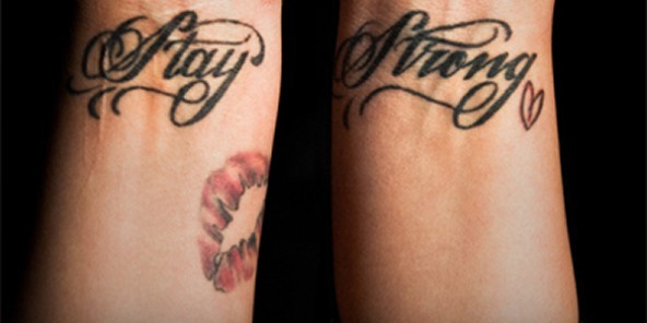 Demi Lovato Tattoo Stay Strong Font