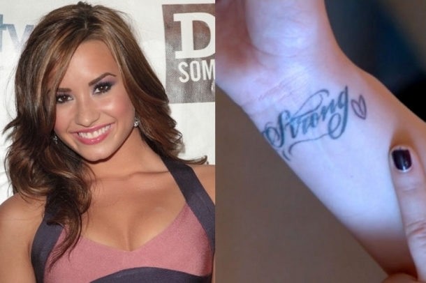 Demi Lovato Tattoo Stay Strong Meaning