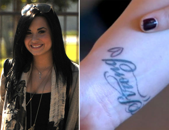 Demi Lovato Tattoo Wrist Stay Strong