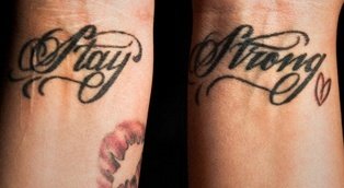 Demi Lovato Tattoo Wrist Stay Strong