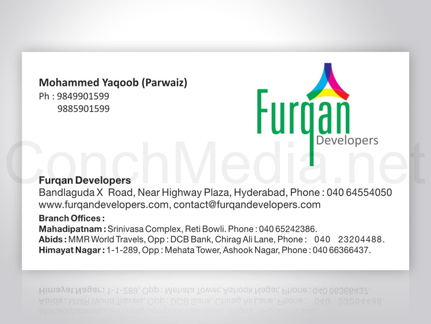 Developers Visiting Card