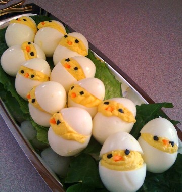 Deviled Eggs Chicks Hatching