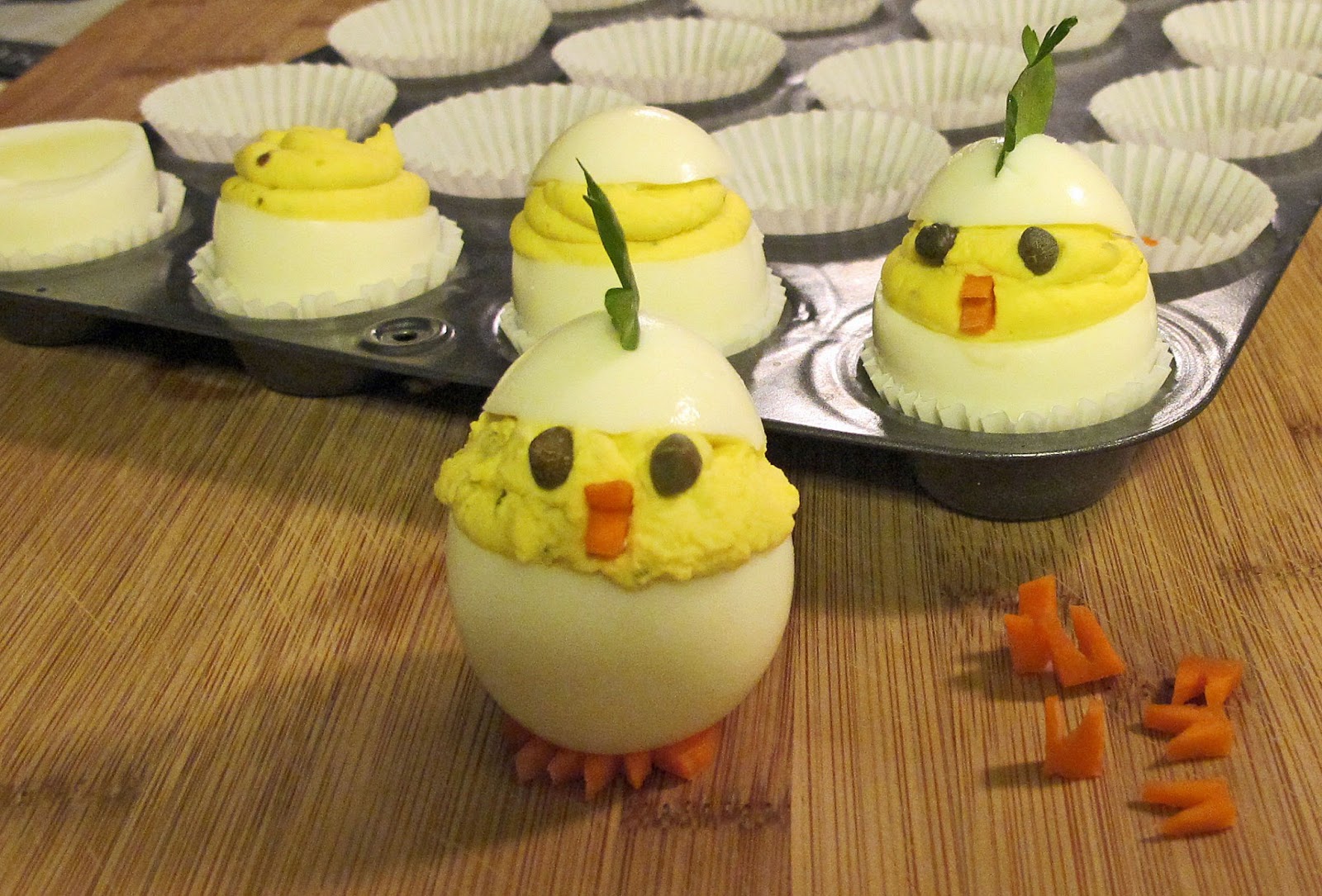 Deviled Eggs Chicks Hatching