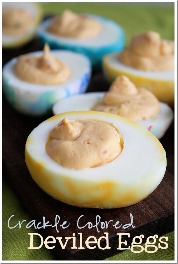 Deviled Eggs Colored Whites