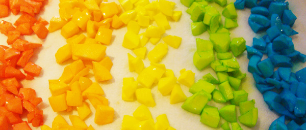 Deviled Eggs Colored Whites