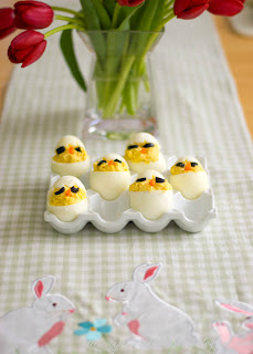 Deviled Eggs For Easter That Look Like Chicks