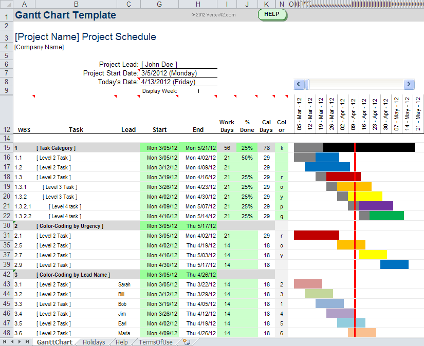 Different Colors Of Blue Chart