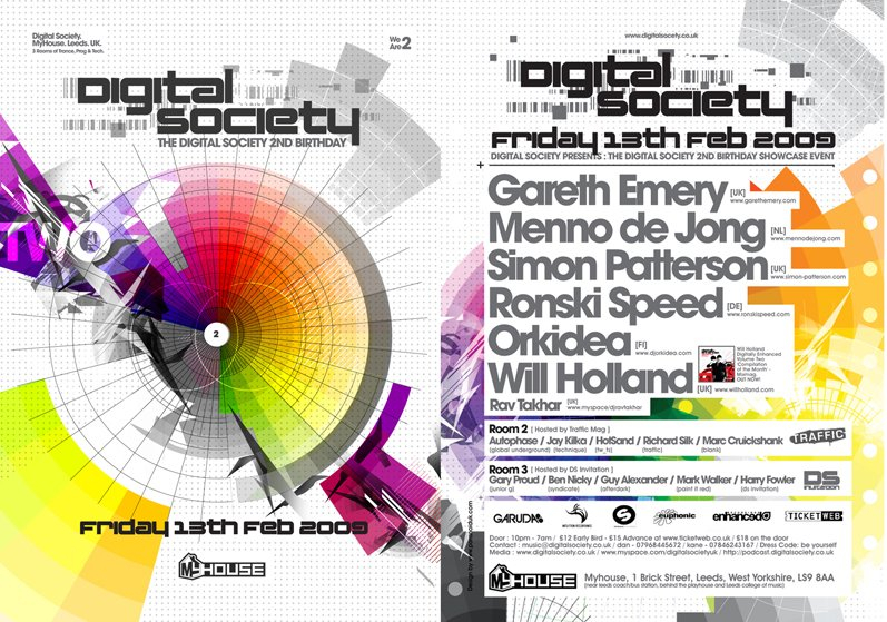 Digital Society 6th Birthday Line Up