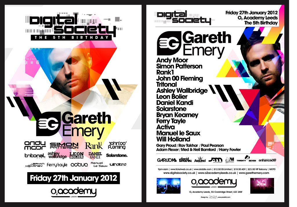 Digital Society 6th Birthday Line Up