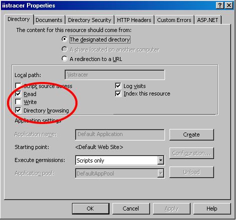 Directory Listing Denied Iis