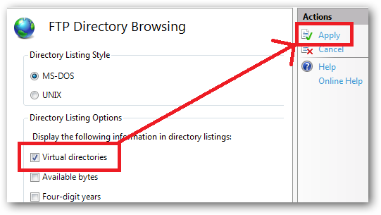 Directory Listing Denied Iis