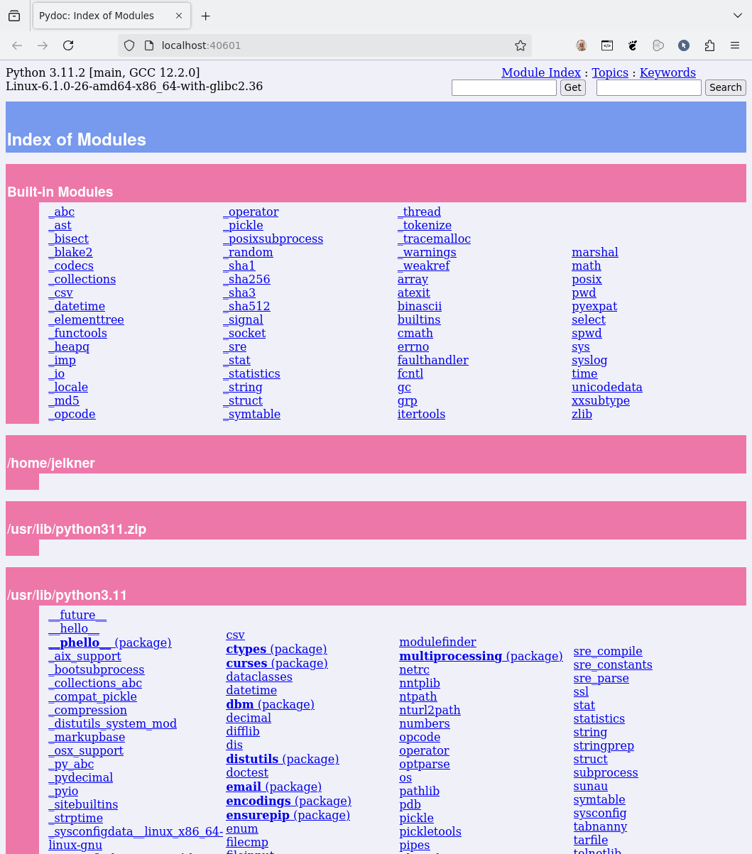 Directory Listing Python