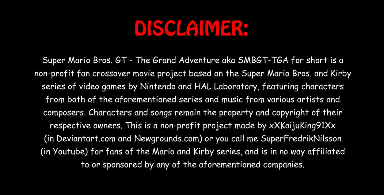 Disclaimer