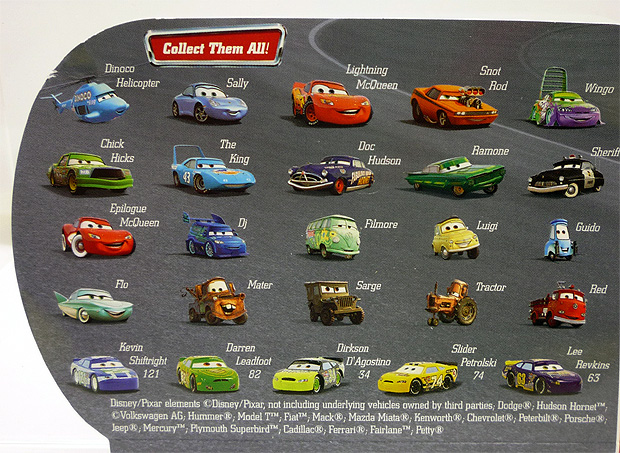 Disney Cars Characters Names