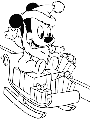 Disney Christmas Pictures To Colour And Print