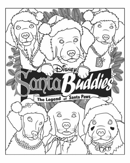 Disney Christmas Pictures To Colour And Print