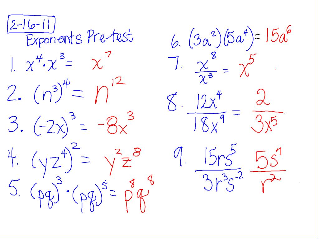 Division Properties Of Exponents Calculator