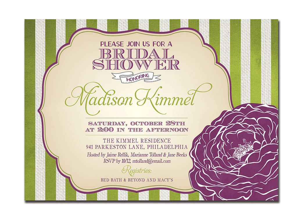 Diy Bridal Shower Invitations