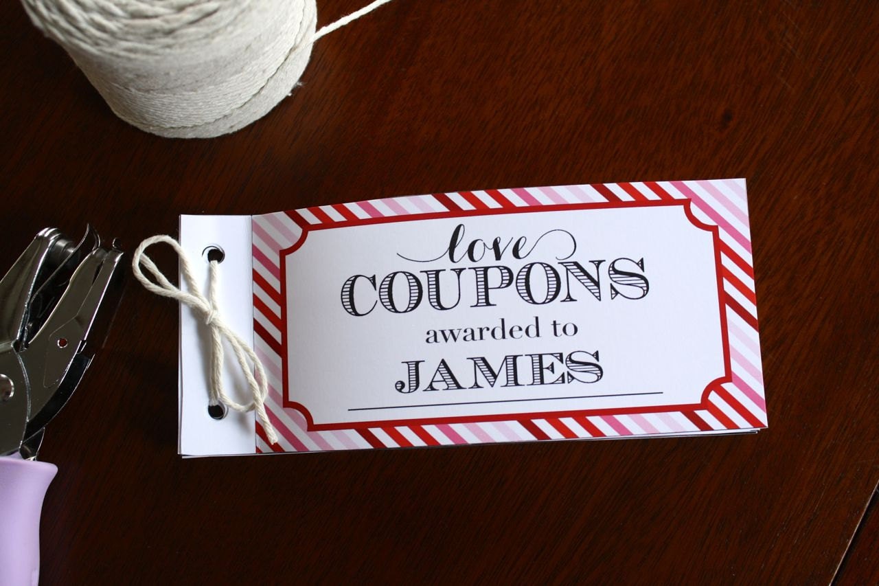 Diy Coupons For Boyfriend