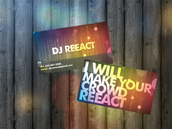 Dj Business Cards Templates Free