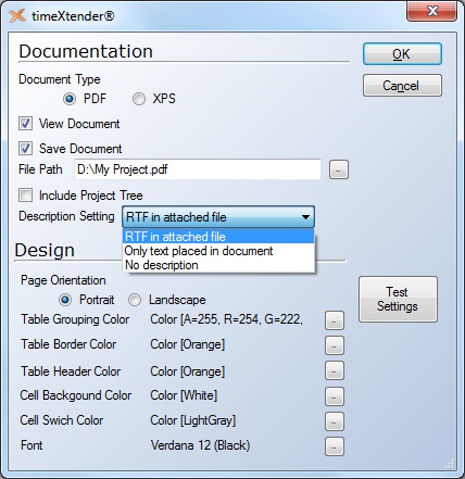 Documentation Format