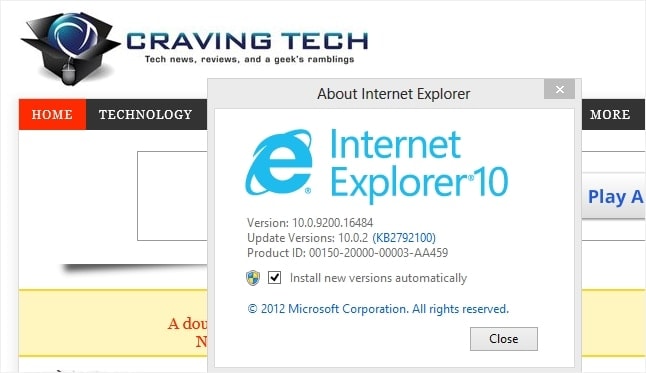 Download Internet Explorer 10 For Windows Xp