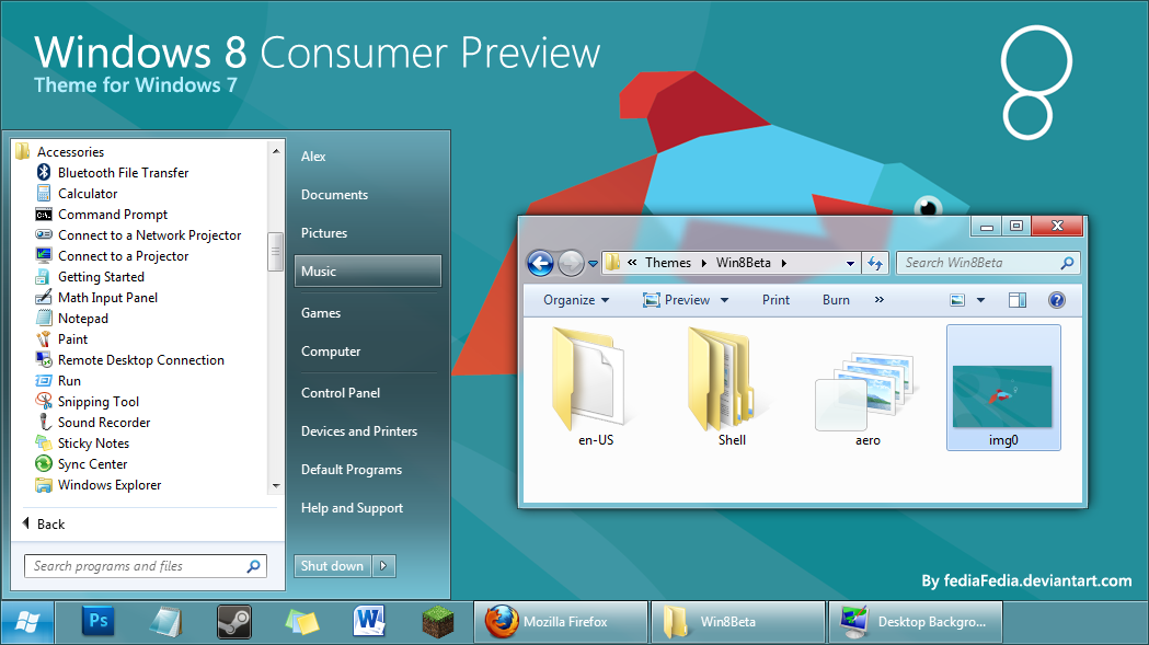 Download Themes For Windows 8 Consumer Preview