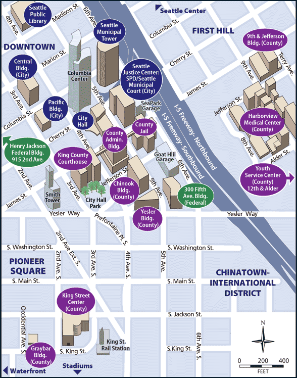 Downtown Seattle Map