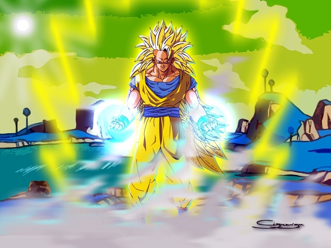 Dragon Ball Af Goku Ssj5 Transformation