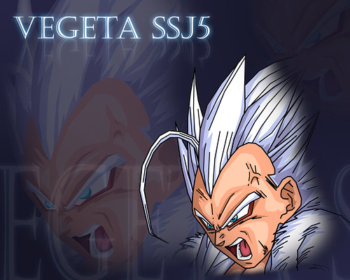 Dragon Ball Af Ssj5 Vegeta