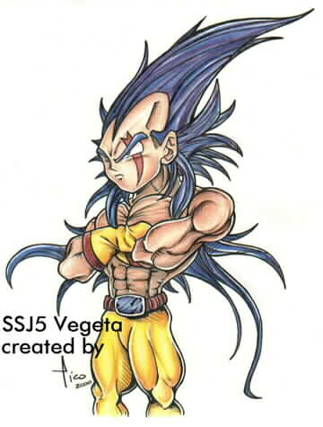 Dragon Ball Af Ssj5 Vegeta