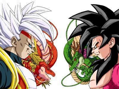 Dragon Ball Gt Goku And Vegeta Fusion