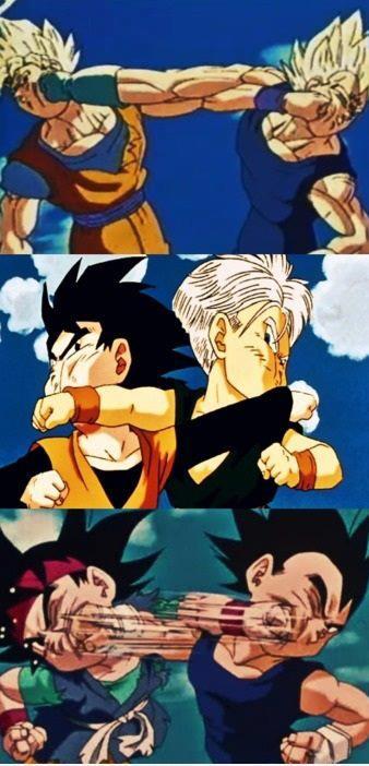 Dragon Ball Gt Goku And Vegeta Jr