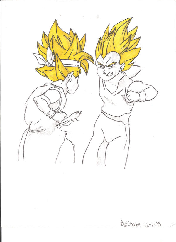 Dragon Ball Gt Goku Jr And Vegeta Jr