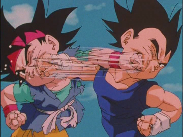 Dragon Ball Gt Goku Jr And Vegeta Jr