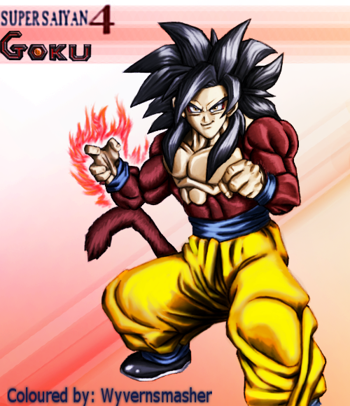 Dragon Ball Gt Goku Super Saiyan 4 Pictures