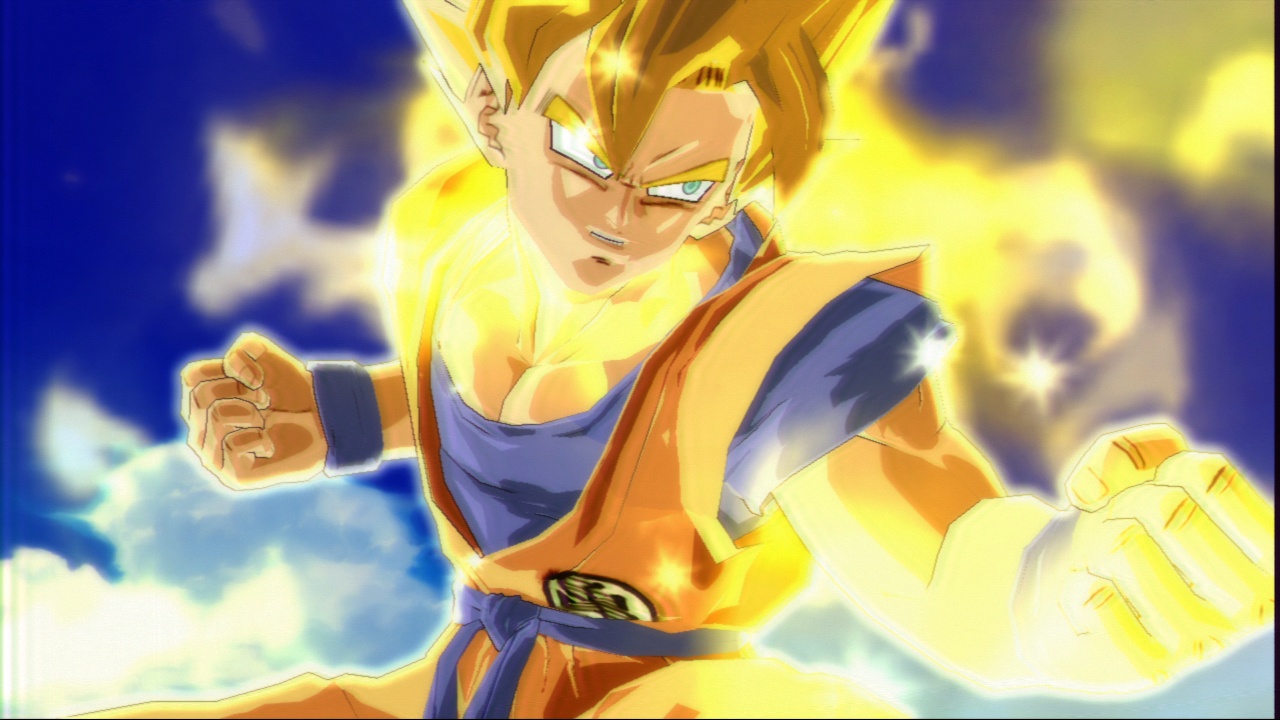 Dragon Ball Gt Goku Super Saiyan 4 Transformation