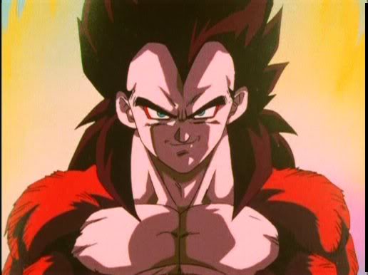 Dragon Ball Gt Goku Super Saiyan 4 Transformation