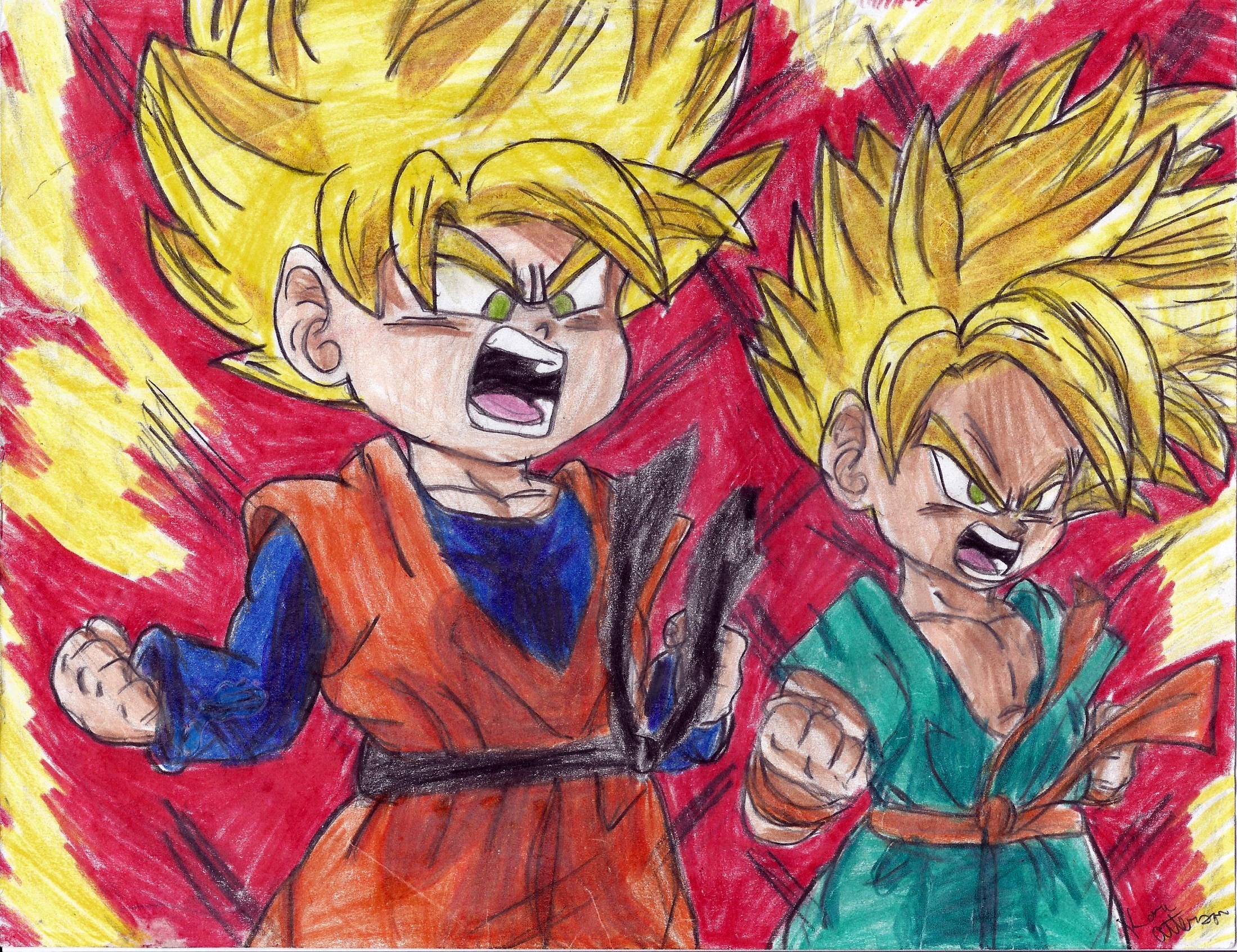 Dragon Ball Gt Trunks And Goten