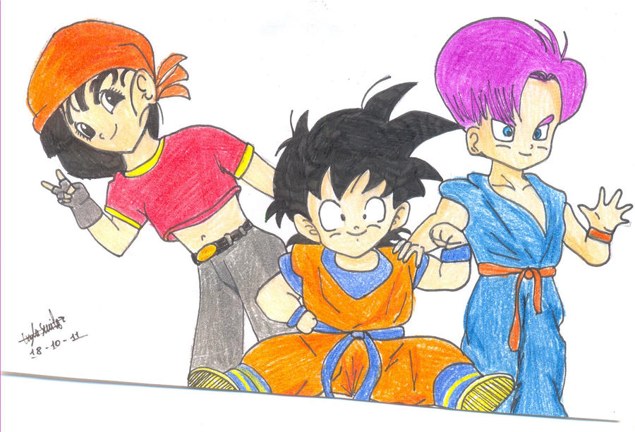 Dragon Ball Gt Trunks In Love