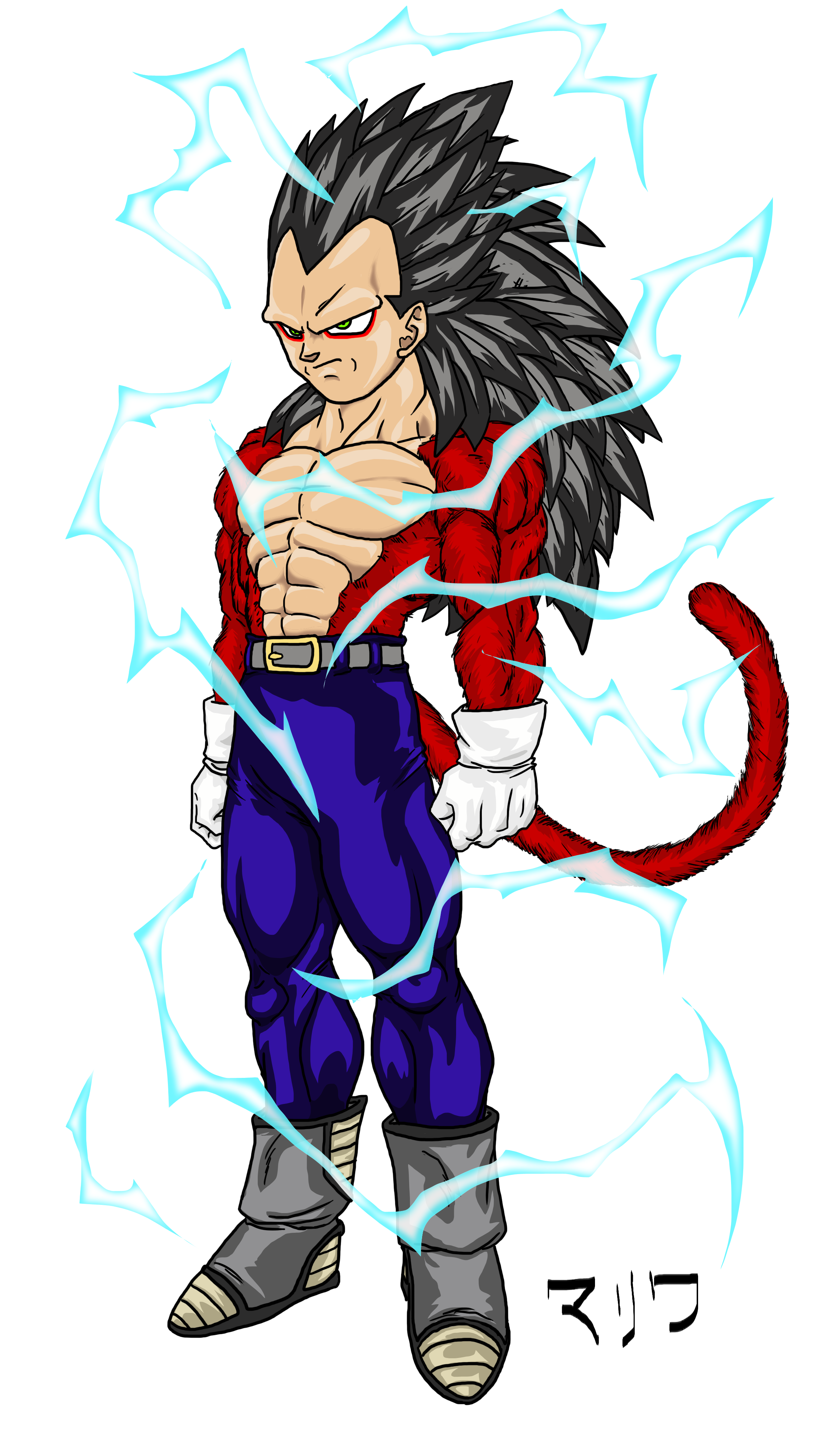 Dragon Ball Gt Vegeta Super Saiyan 5