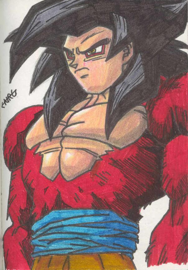 Dragon Ball Z Af Goku Super Saiyan 4