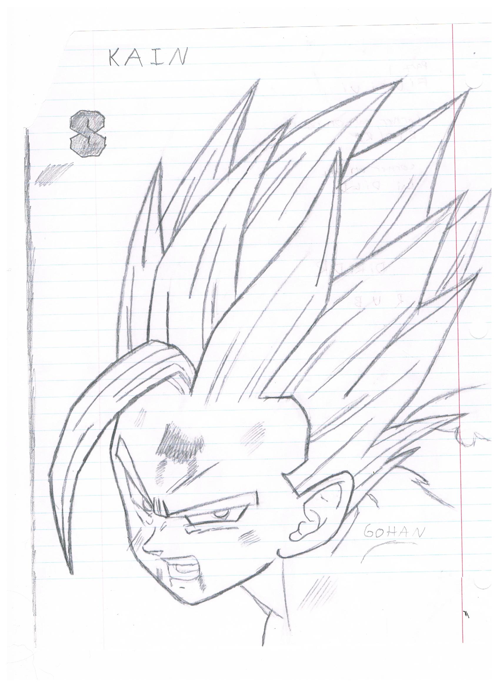 Dragon Ball Z Characters Drawings Gohan