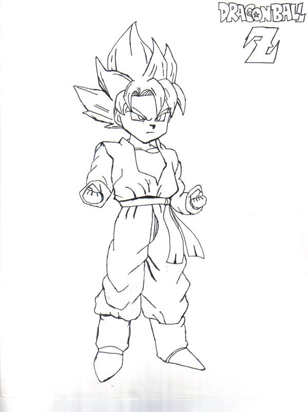 Dragon Ball Z Characters Drawings Goten