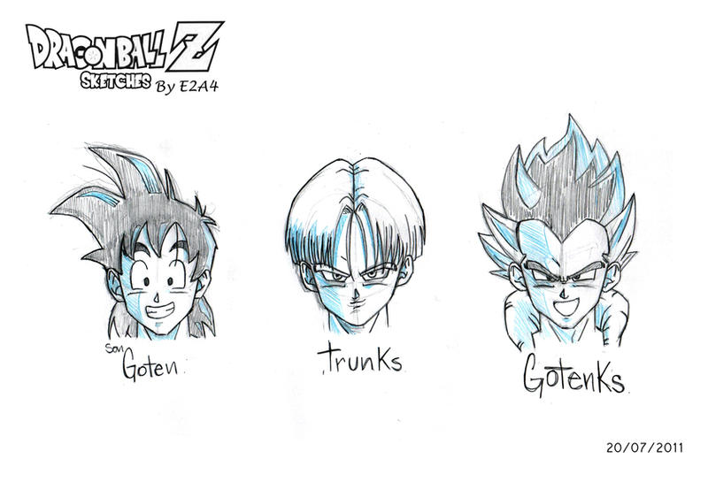 Dragon Ball Z Characters Drawings Goten