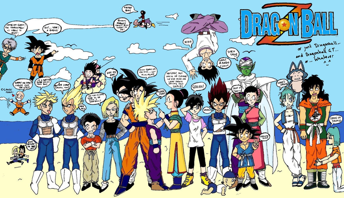 Dragon Ball Z Characters Drawings Goten