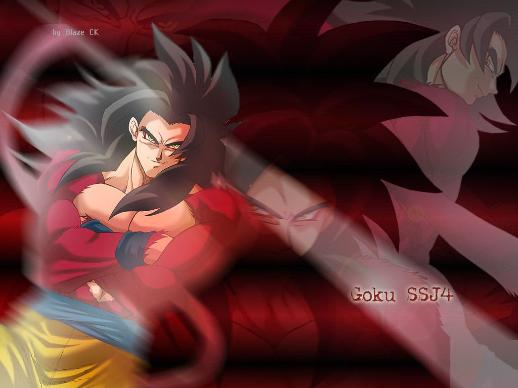 Dragon Ball Z Characters Goku Super Saiyan 4