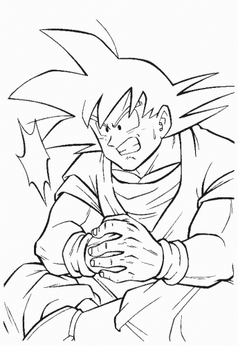 Dragon Ball Z Goku And Vegeta Coloring Pages