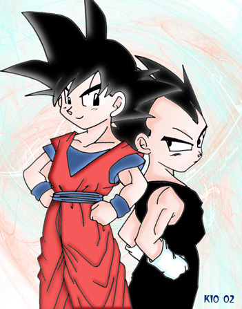 Dragon Ball Z Goku And Vegeta Drawing